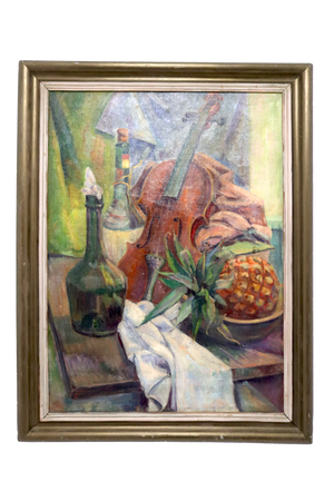 Oil painting on Canvas, Still Life, Framed