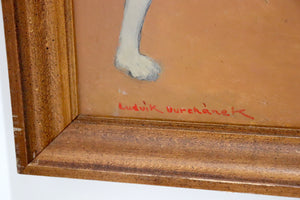 Louis (Ludvik) Durchanek, Oil on Board, Framed Painting