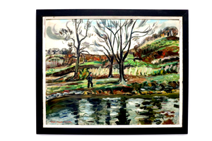 Bena Frank Mayer (1898-1991, U.S.) Impressionist Painting, Oil on Canvas