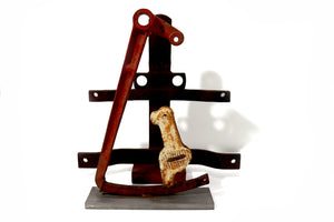 Abstract Non Objective Industrial Art Sculptures of Iron and Steel