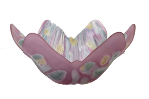 Reuven Nouveau Studio Art Glass Bowl, Israel